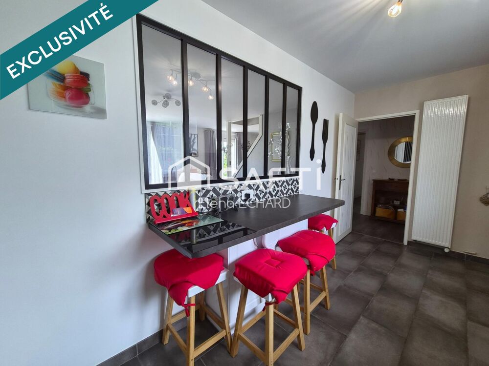 Vente Maison RARE – 6 CHAMBRES – AUCUN TRAVAUX – MAISON 146 m² – GARAGE DOUBLE – CALME Magnanville