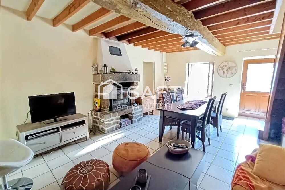 Vente Maison Maison en pierre 2 chambres, terrain 1800m² Saint-denis-de-gastines