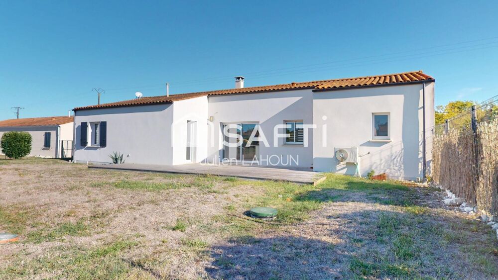 Maison plain-pied 98 m²  3 chambres  Terrain  Garage