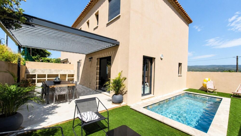 SAINT-CYR-SUR-MER - Villa T5 R+1 Sud-Est avec piscine Bali + terrasse pergola bioclimatique proche plage