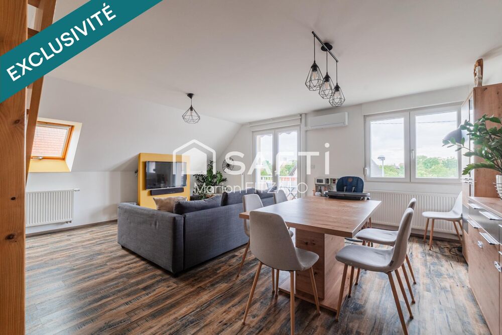Appartement duplex 3 pièces à Roeschwoog (67480)