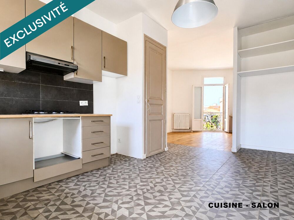 Appartement T2 traversant (50m2) avec balcon (7m2) - Faible charges