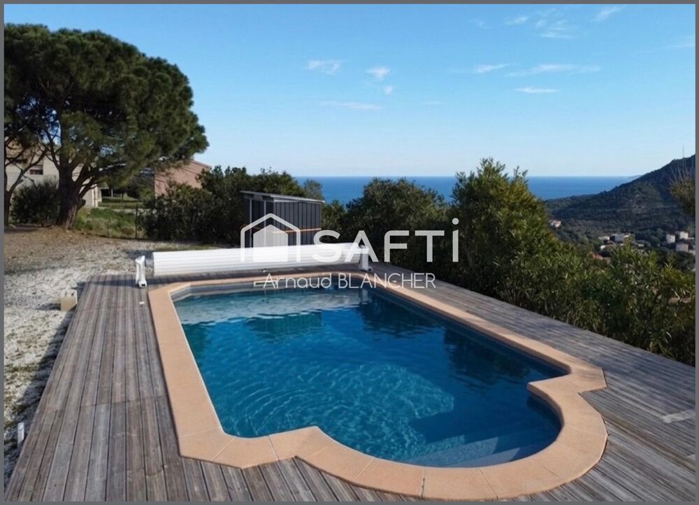 Vente Maison A quelques minutes de l'Espagne, charmante maison avec vue mer et montagne sur les hauteurs de Cerbère Cerbere