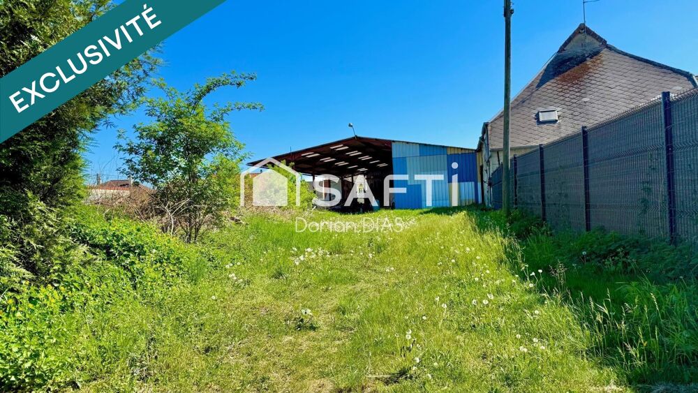 Vente Terrain Hangar Baudoux 500m² + terrain a bâtir de 2100 m² Athies-sous-laon