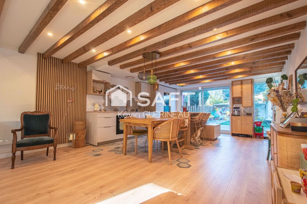 Vente Maison Echoppe r�nov�e, 3 chambres, 1 bureau et jardin Bordeaux