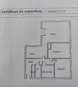  Appartement  vendre 3 pices 68 m