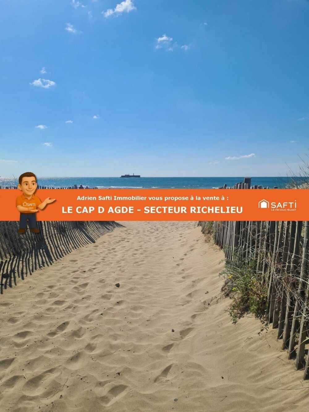 Appartement 3 pièces 38 m² · à Cap d'Agde · 38 m² · 92 000 €