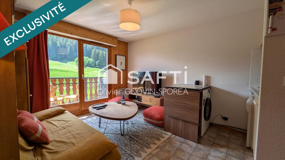 Appartement 2 Pièces avec balcon exposé plein Sud sans vis à vis avec vue imprenable sur les montagnes