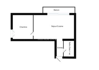  Appartement � vendre 2 pi�ces 38 m�