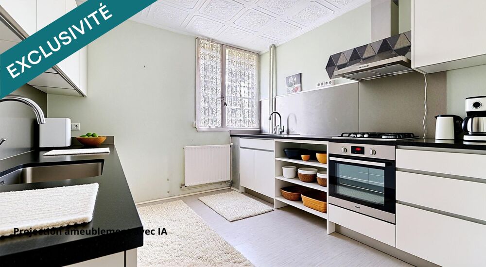 Appartement T4 traversant 80 m2 3 chambres