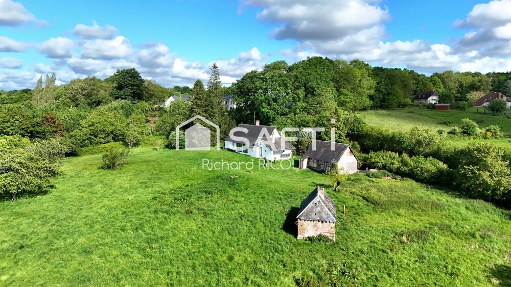 Longère traditionnelle 150m², 3,7Ha, Vue Mer, 7ch