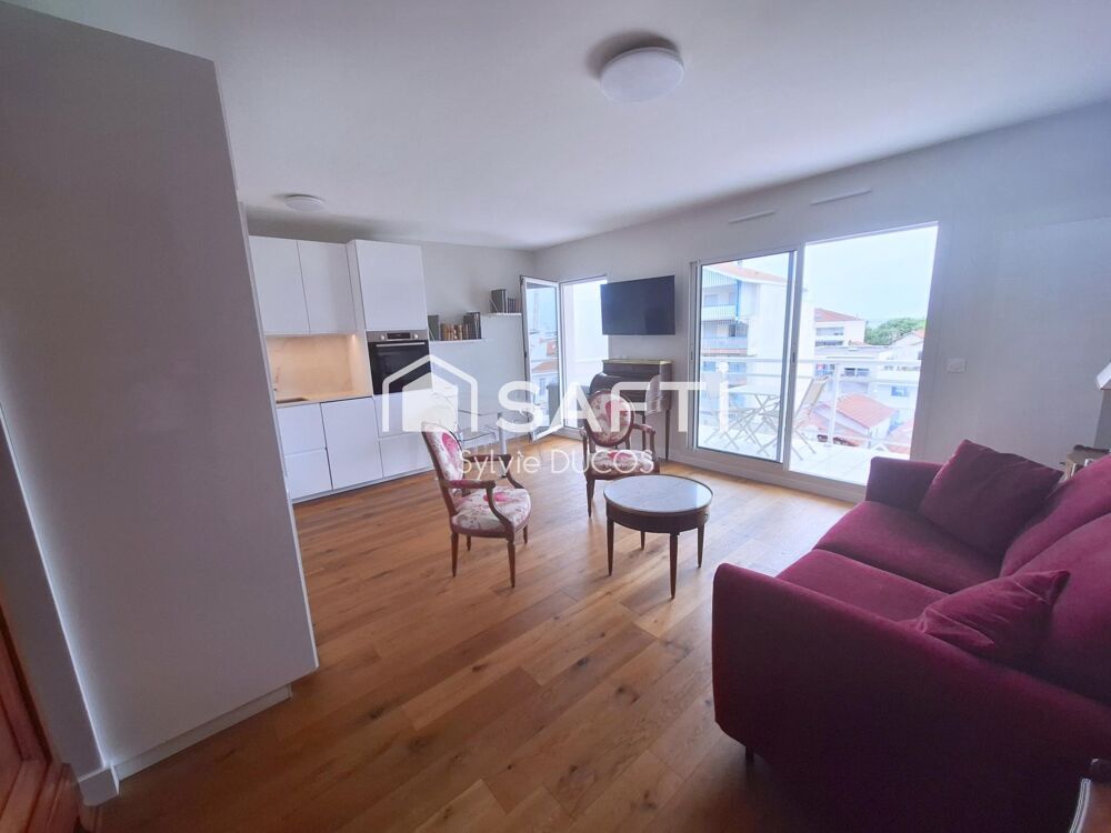 Vente Appartement ARCACHON Hyper Centre T2, 43m2, Terrasse, Parking Arcachon