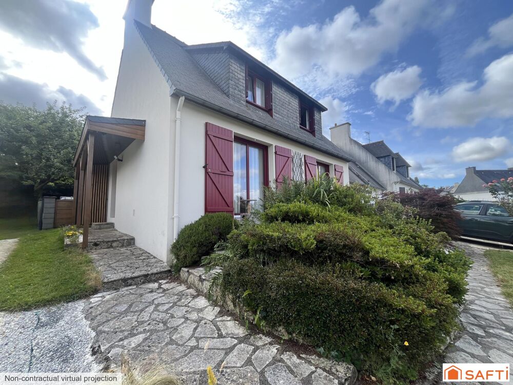 Maison située à saint yvi, proche commodités