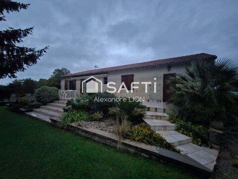   Belle maison de plain pied offrant un grand jardin de plus de 2000m Maison - 7 pice(s) - 125 m