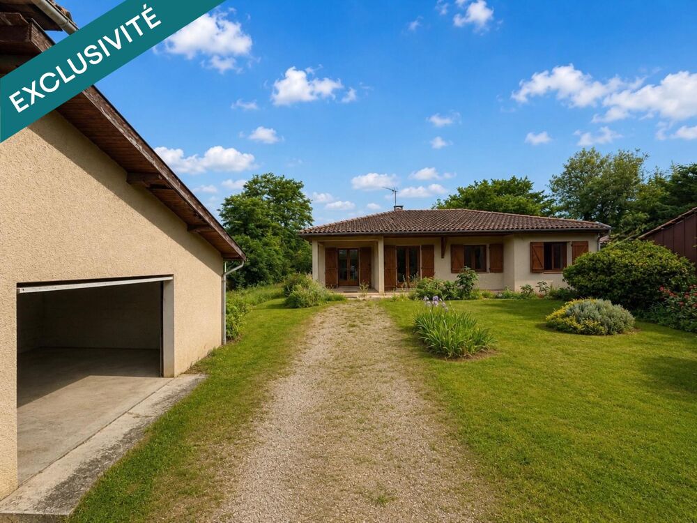 Maison avec dépendance, garage et terrain arboré /