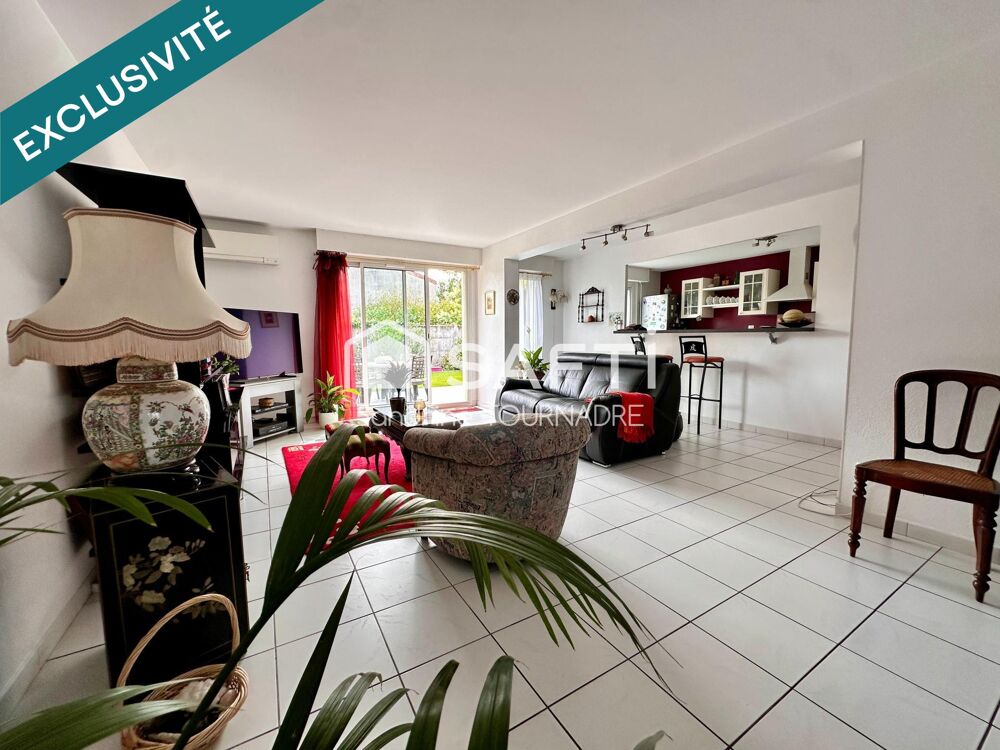 BORDEAUX-CAUDERAN : Maison contemporaine de 125 m², 3 chambres, bureau, jardin et garage