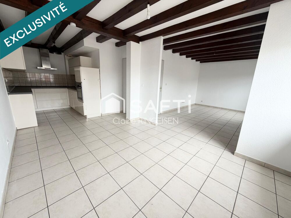 Appartement en duplex de 89m² situé au calme à Sarralbe