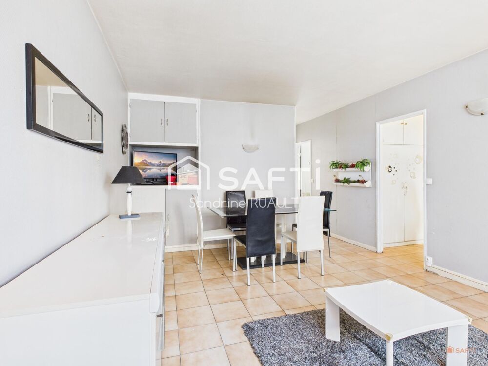 Appartement 3 pièces lumineux proche gare du Stade