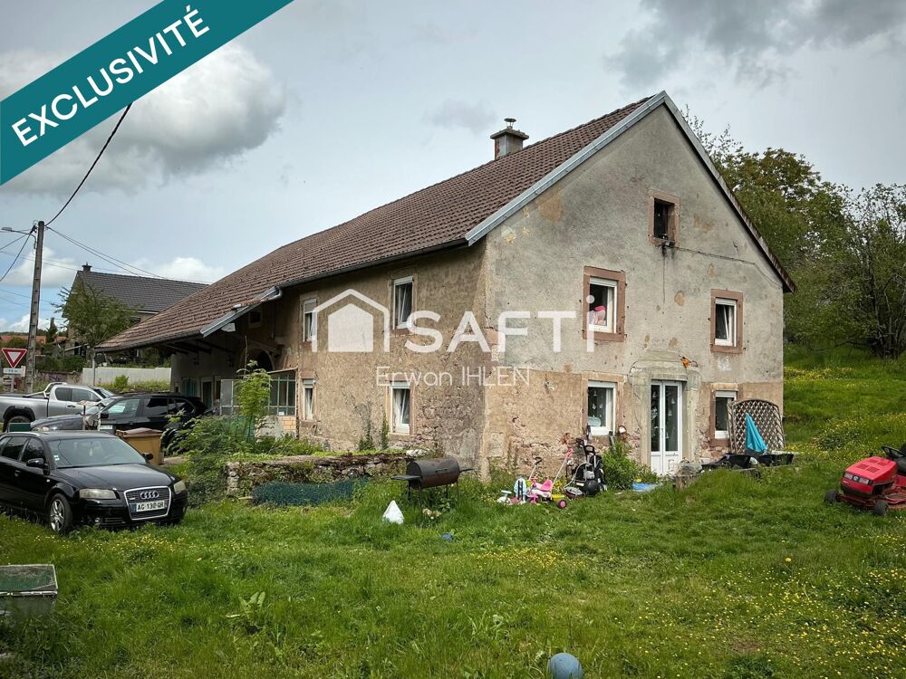 Vente Maison Maison 126 m2, 4 pièces 3 chambres,2464 M2 de terrain Champagney