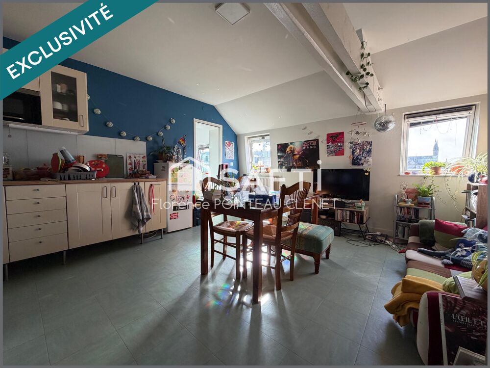 Duplex de charme dans un immeuble ancien à Angers.