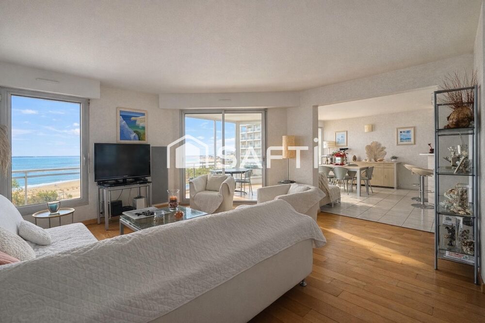Front de mer Pornichet 4 pièces 119 m², vue océan panoramique