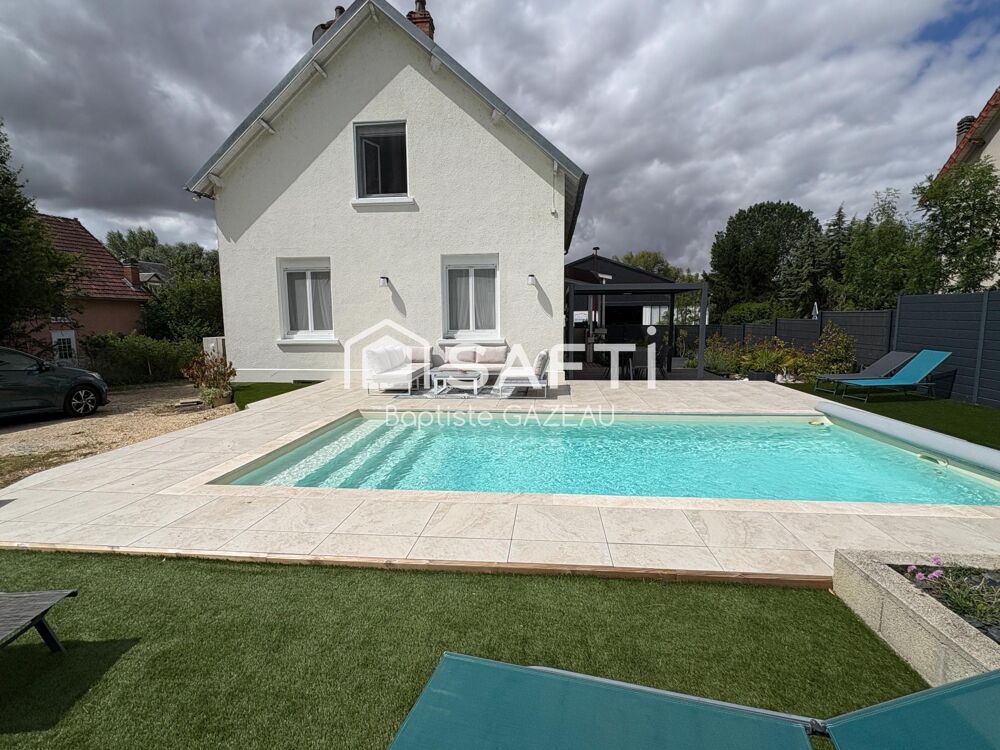 Maison contemporaine 115m2 grand jardin avec piscine