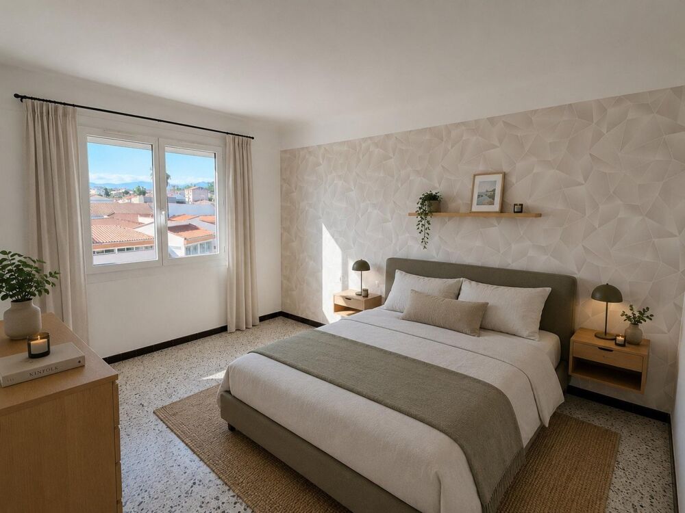 Vente Appartement Grand T3, lumineux, balcon sud, garage et parking Perpignan