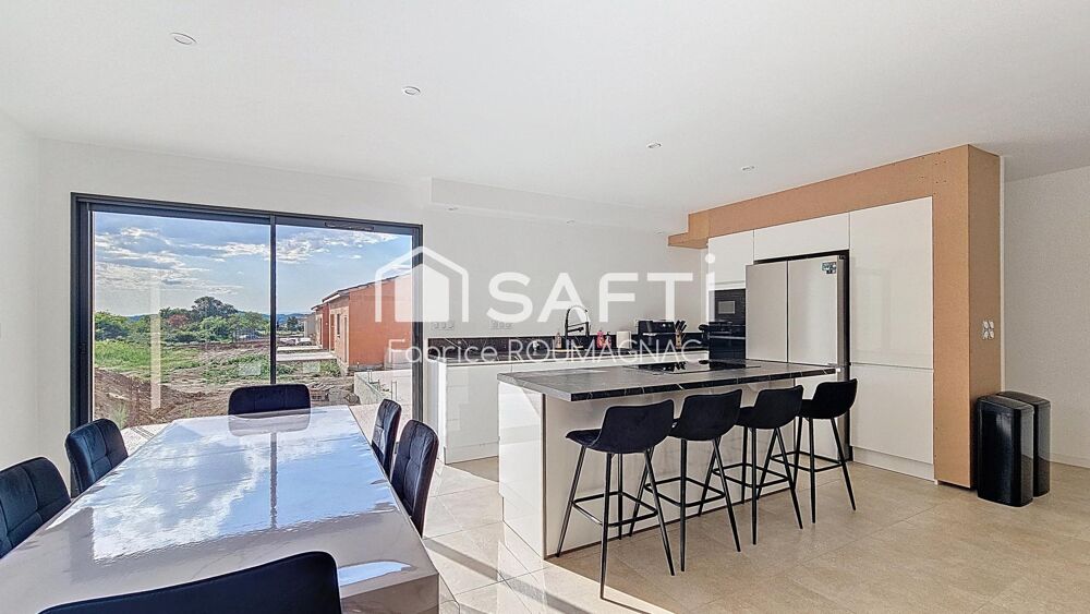 A Lespignan villa de 110 m² avec garage sur une parcelle de 350 m²