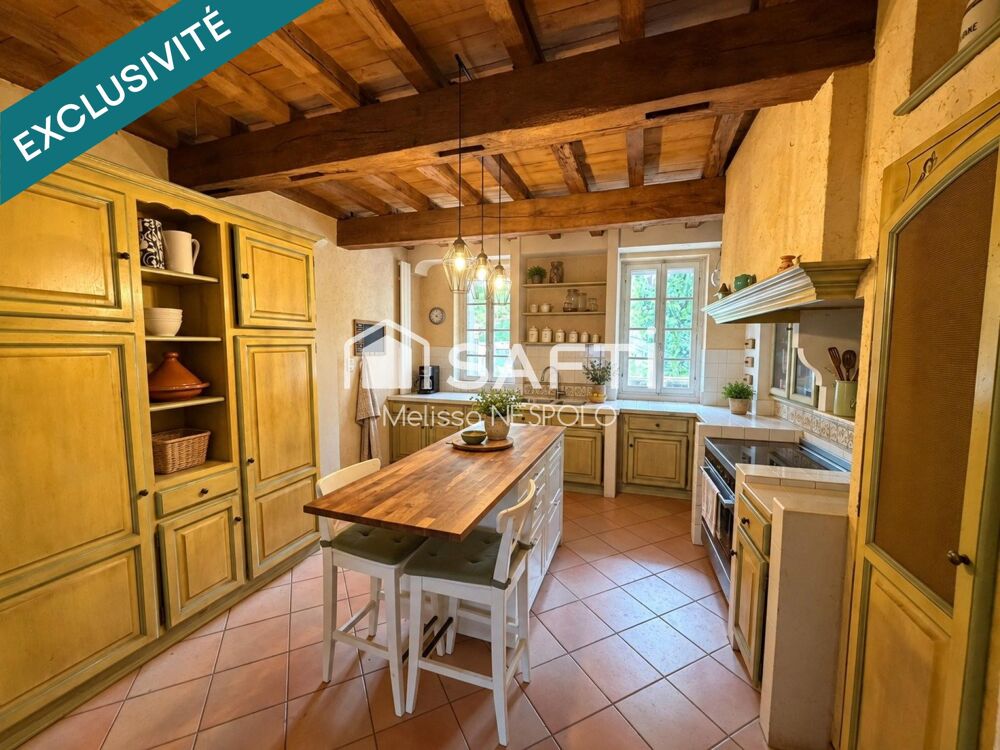 Maison de Maître XVIIIe  234 m² de caractère, jardin  Saint-Paul-sur-Save