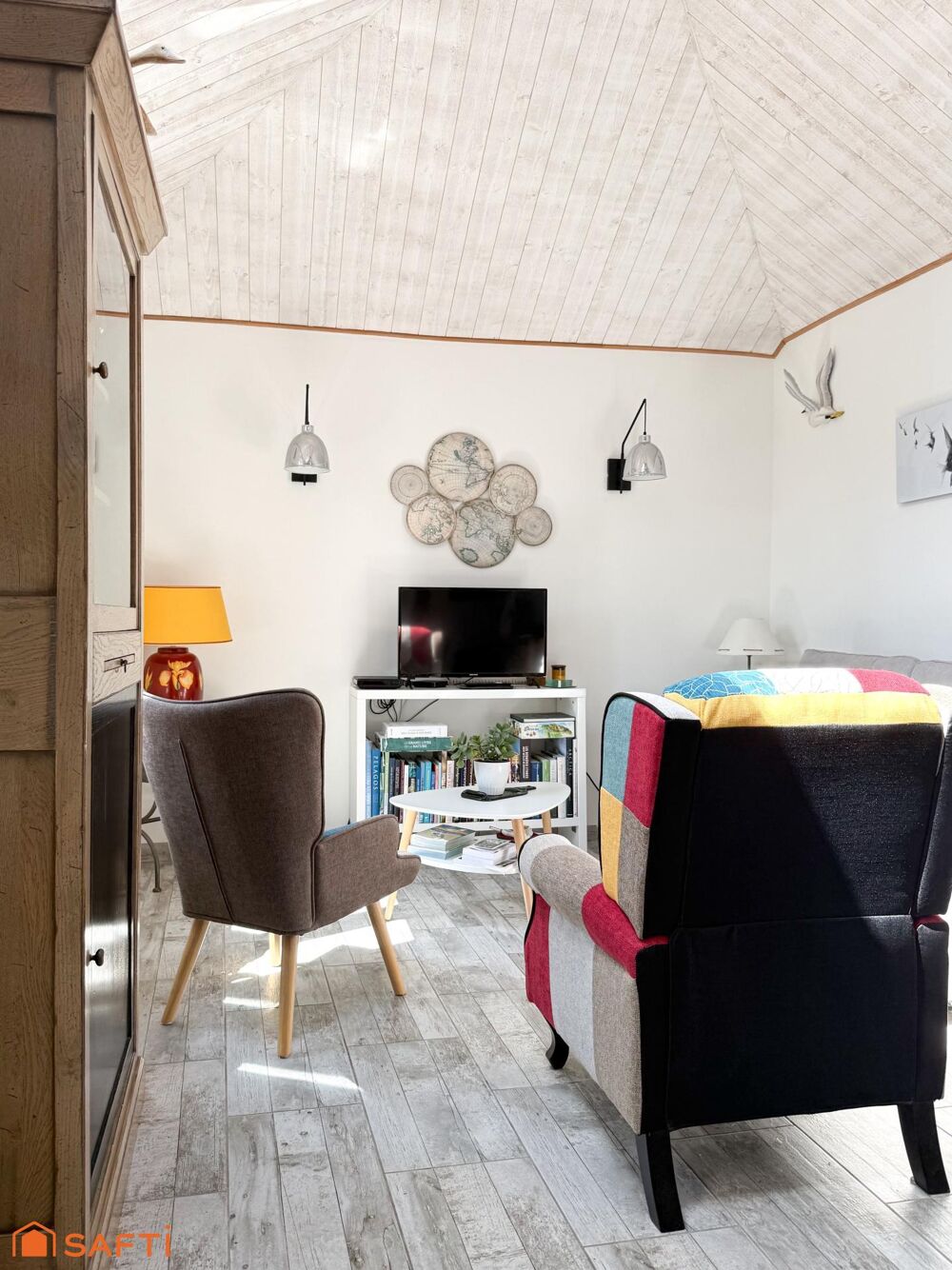 Le Crotoy  Maison rénovée avec vie de plain-pied, 3 chambres, cour, proche plage