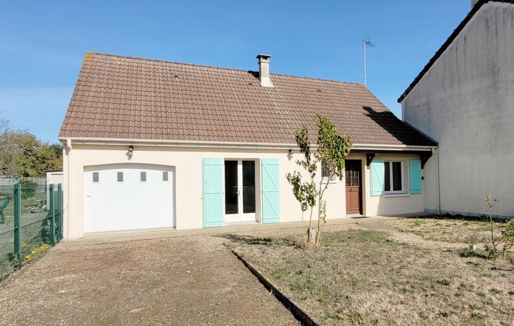 Maison 72m2 plein pied, 2 chambres, jardin 792m2, terrain constructible