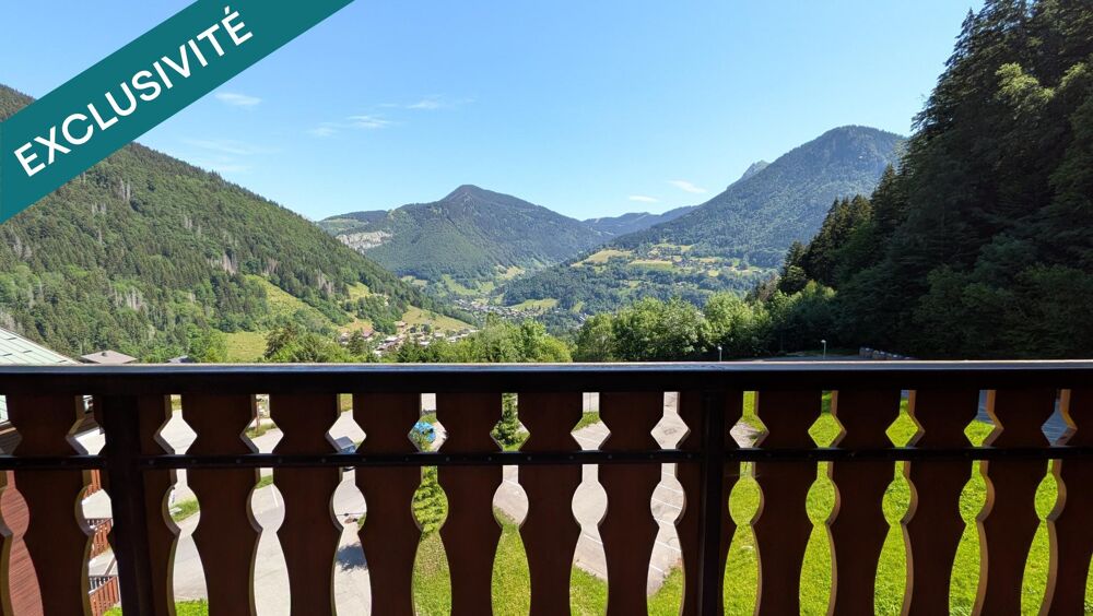 Studio cabine de 23m2 au pied des Pistes avec balcon, cave et place de parking privative