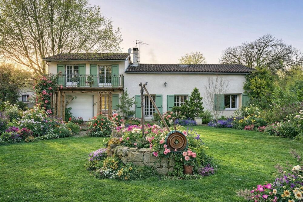 Maison de caractère avec un grand terrain