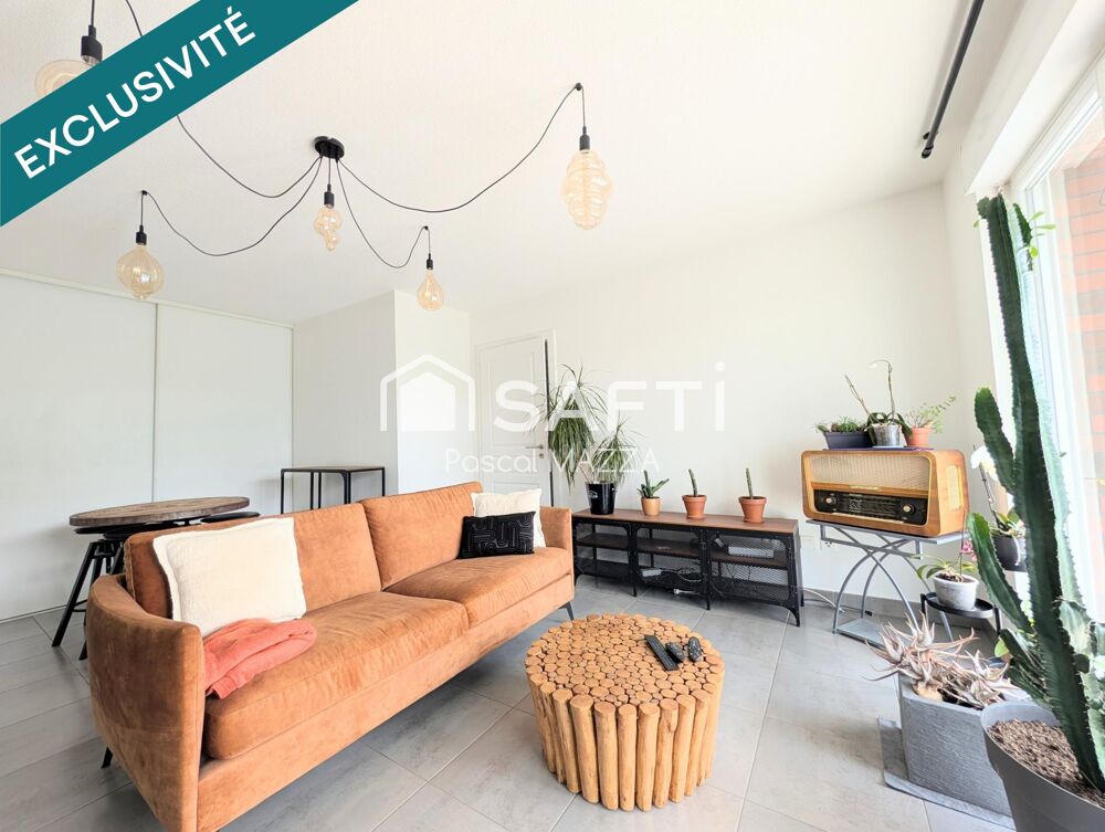 3p moderne avec grande terrasse, garage et parking