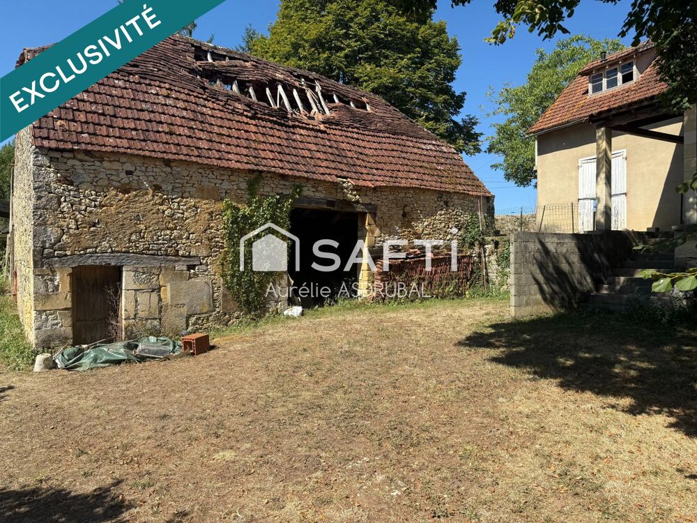 Vente Maison Maison avec grange à restaurer sur 5300 m² de terrain SIMEYROLS Simeyrols