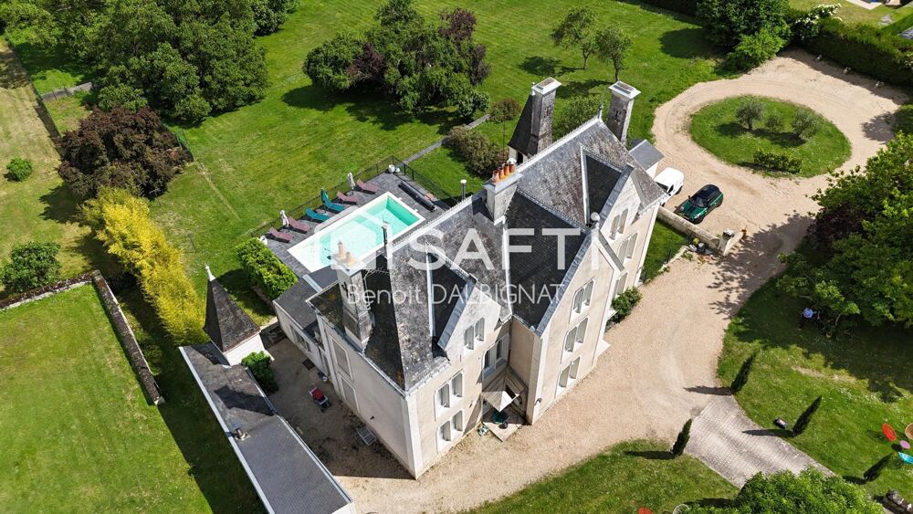 Vente Propriété/Château Manoir 19ème siècle en parfait état et ses gites rénovés. Chinon