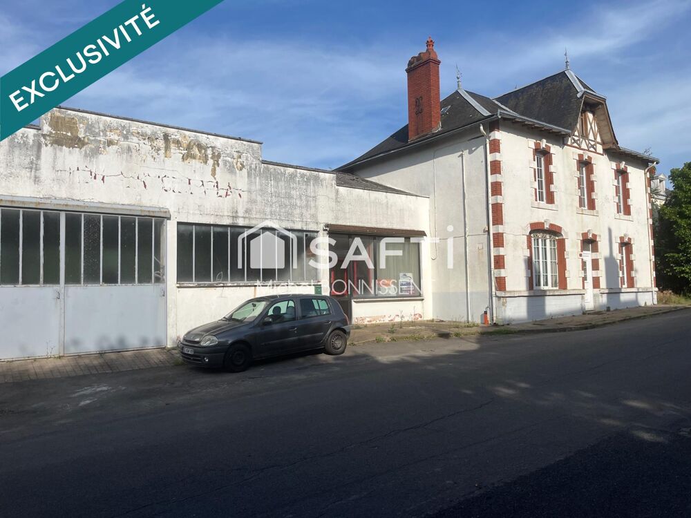 Maison de caractère avec sous sol et grande dépendance