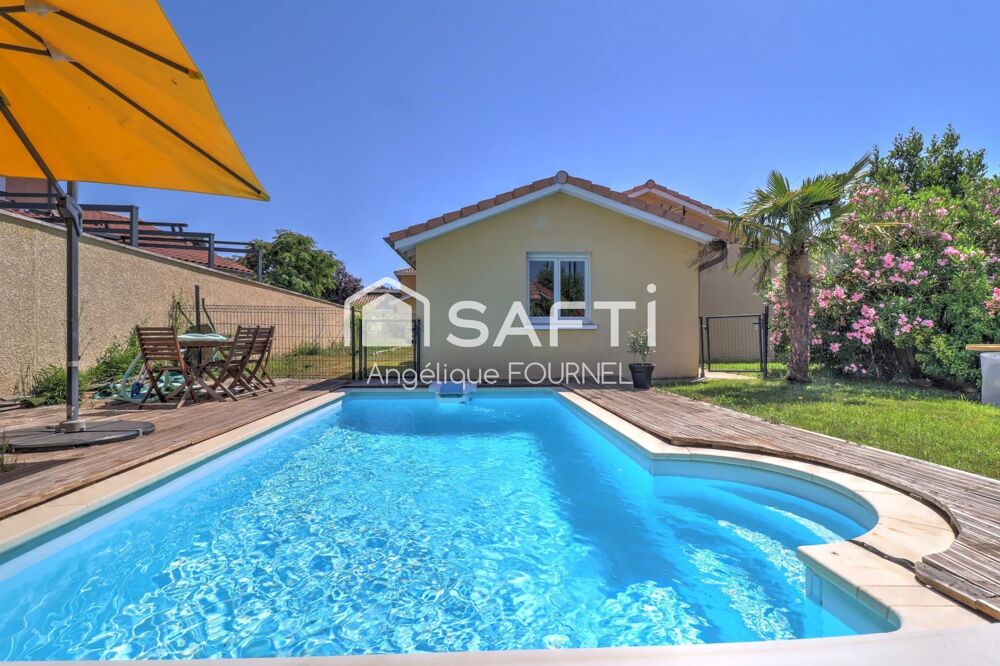 Vente Maison Villa individuelle de PLAIN-PIED - 130 m² habitable - 3 chambres - Terrain de 800 m² Luzinay