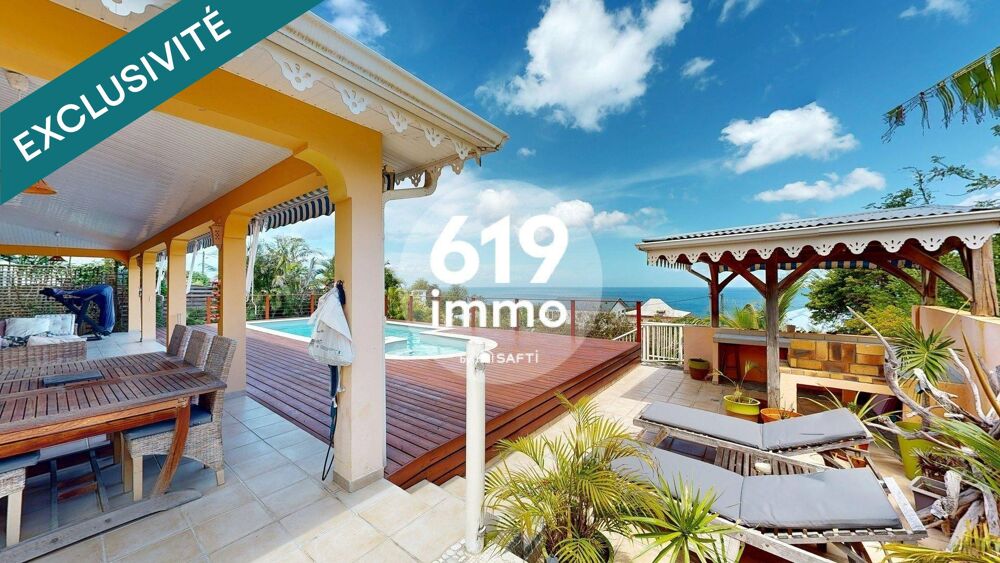 Vente Maison Superbe villa 5 chambres, piscine et vue mer. Case-pilote