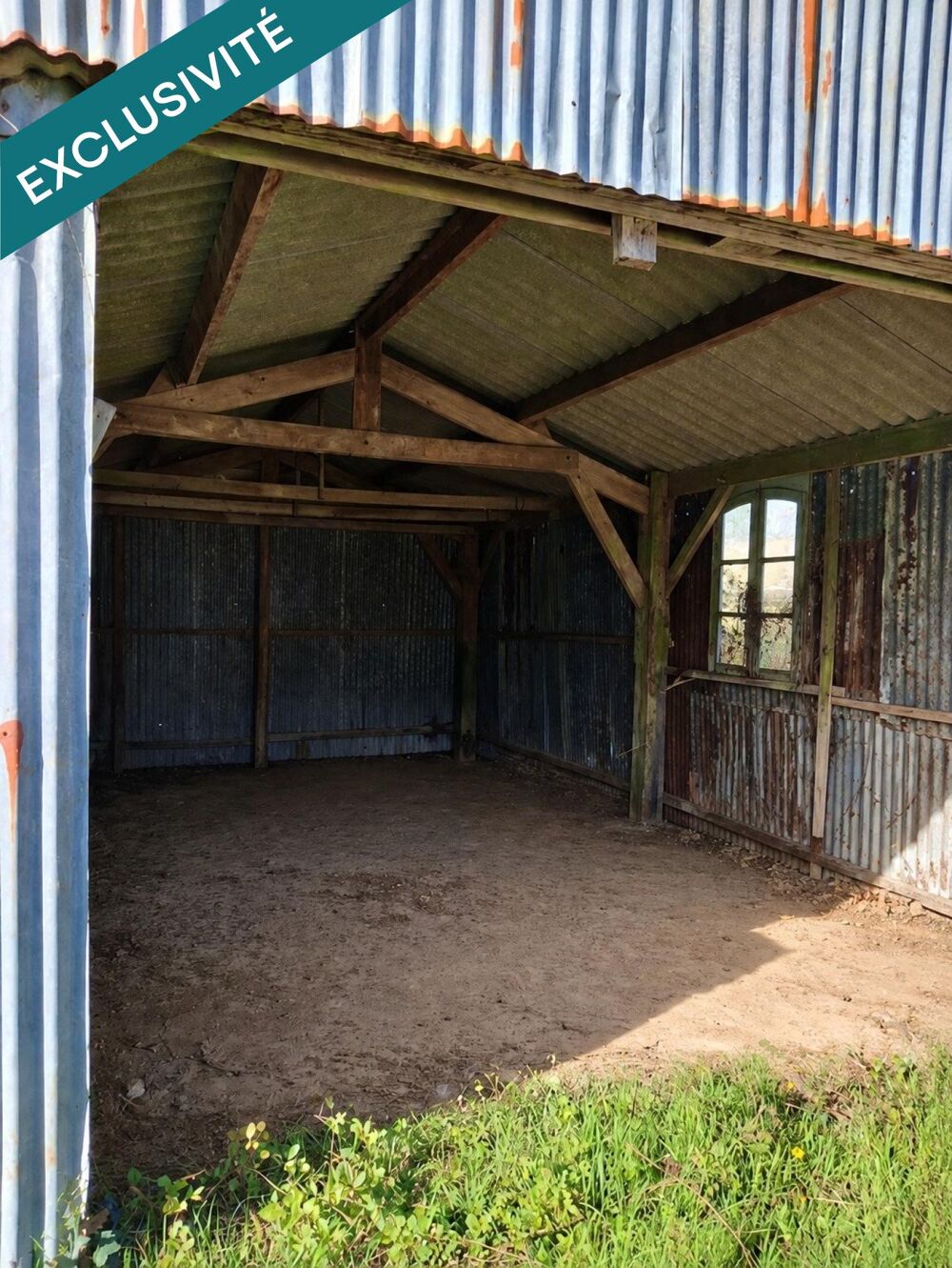Vente Terrain TERRAIN CONSTRUCTIBLE VIABILISE DE 623 M2 + HANGAR Saint-jean-brevelay