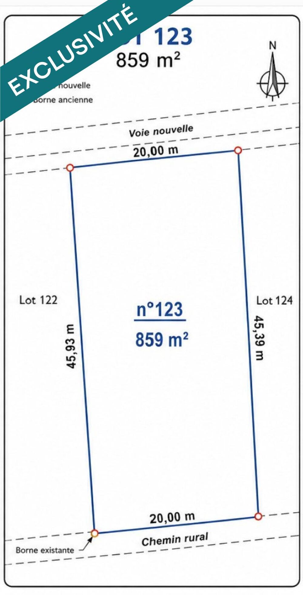 Vente Terrain Terrain Plat Monteils