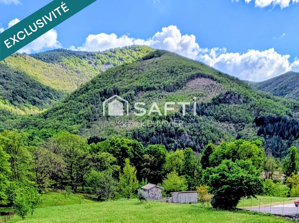 Thueyts  Maison avec vue panoramique et fort potentiel