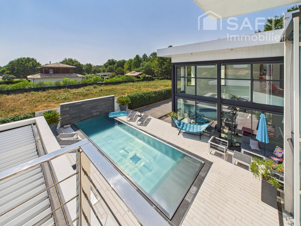 Vente Maison BORDEAUX 20MN - VILLA D'ARCHITECTE SUR LE GOLF - PISCINE - ASCENSEUR - GARAGE - 5 CHAMBRES Merignac