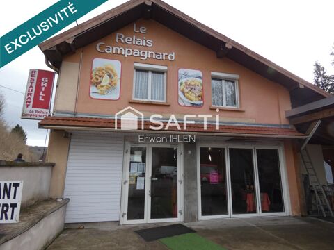 Fond de commerce en restauration,licence 4 et droit au bail. Entre 80 et 120 couverts, 120000€ de CA. 80000 70250 Ronchamp
