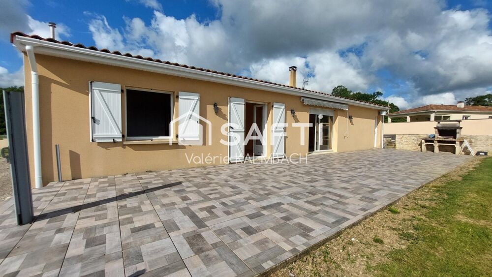 Pavillon plain-pied 4 chambres avec Double garage