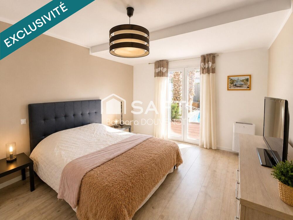 Vente Maison Villa de plain pied 3 chambres, garage, jardin, piscine. Beziers