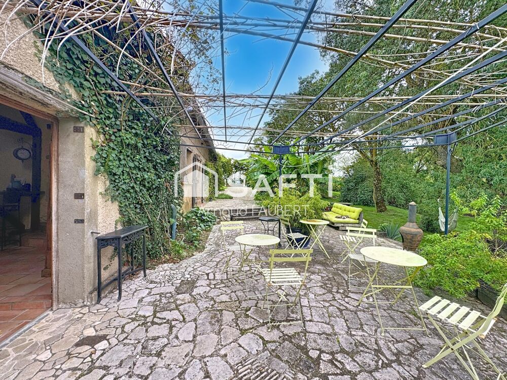 Vente Maison Mas de charme 210m2 jardin certifié Bio et grange Carla-bayle