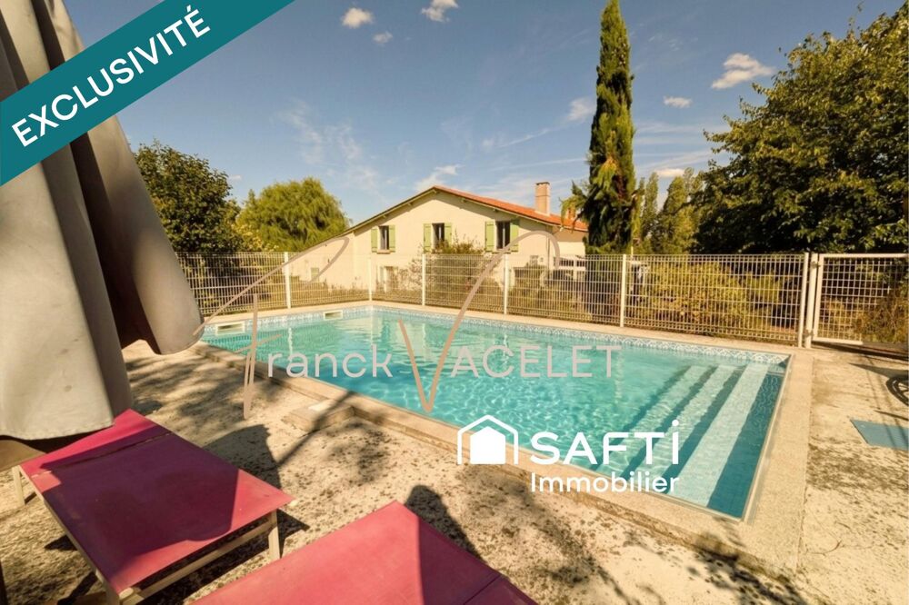 Vente Maison Demeure de charme, deux logements, piscine et dépendances Saint-vivien-de-monsegur