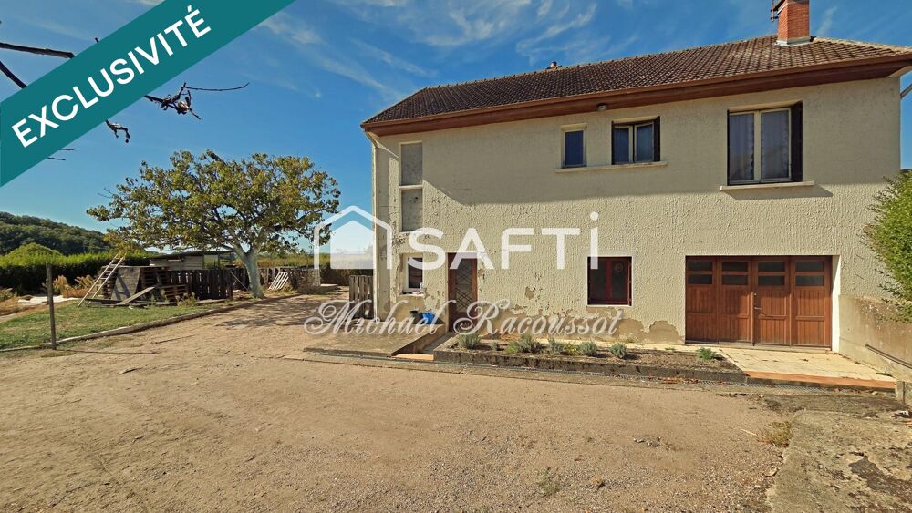 Maison de 100 m² à rénover  3 chambres  Garages et jardin