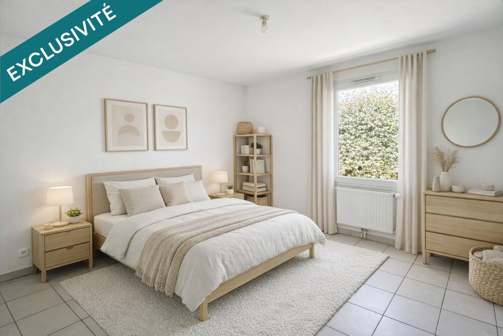 Maison 57m² avec jardin privatif et terrasse.